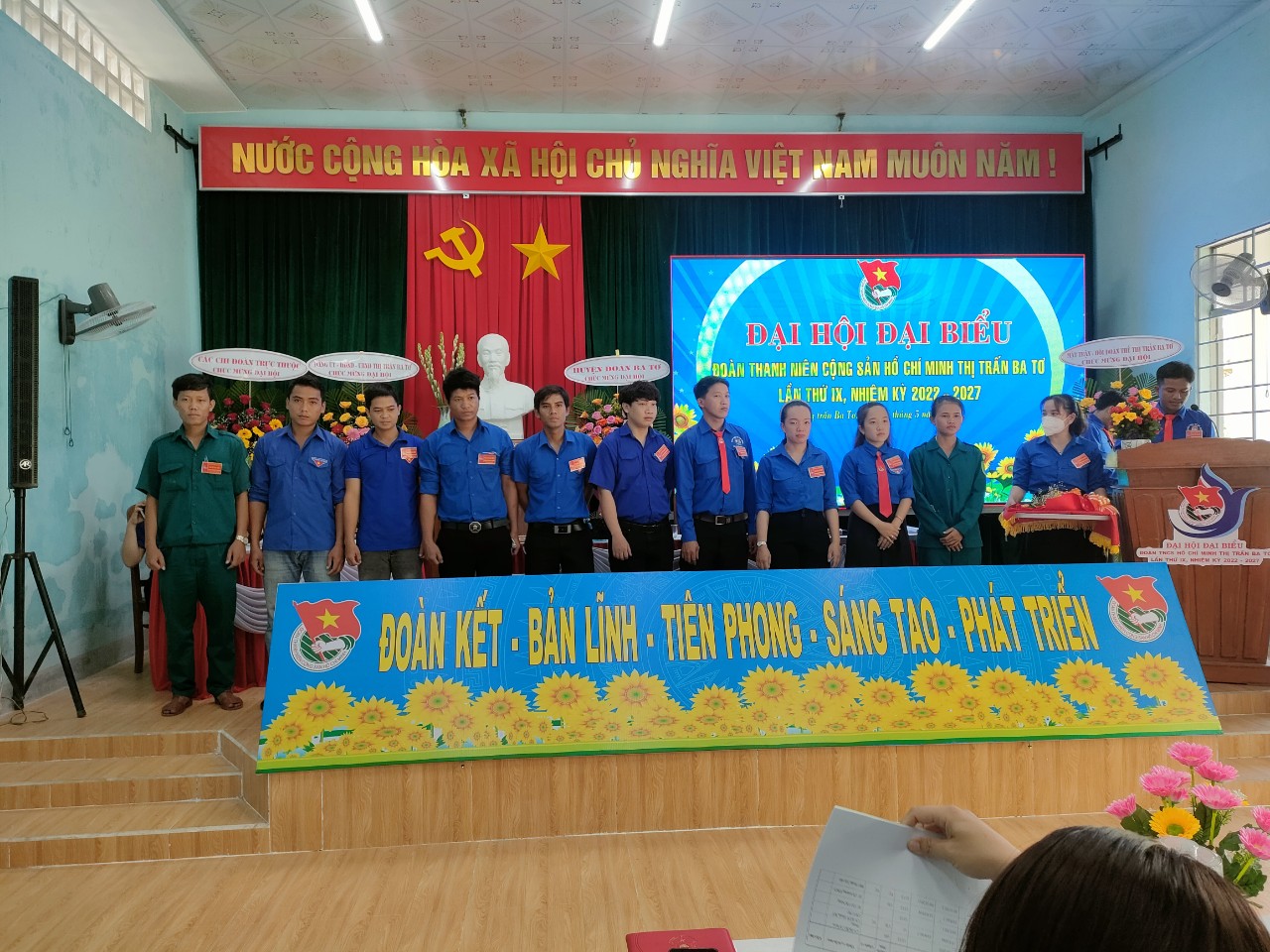Đại hội Đại biểu Đoàn TNCS Hồ Chí Minh thị trấn Ba Tơ, lần thứ IX, nhiệm kỳ 2022 - 2027