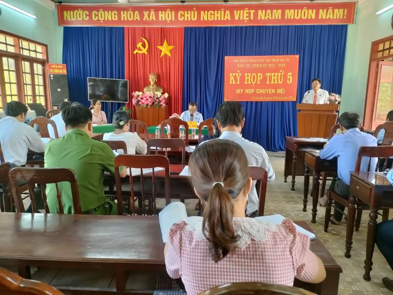 Bầu chức danh PCT. HĐND thị trấn Ba Tơ, nhiệm kỳ 2021 - 2026