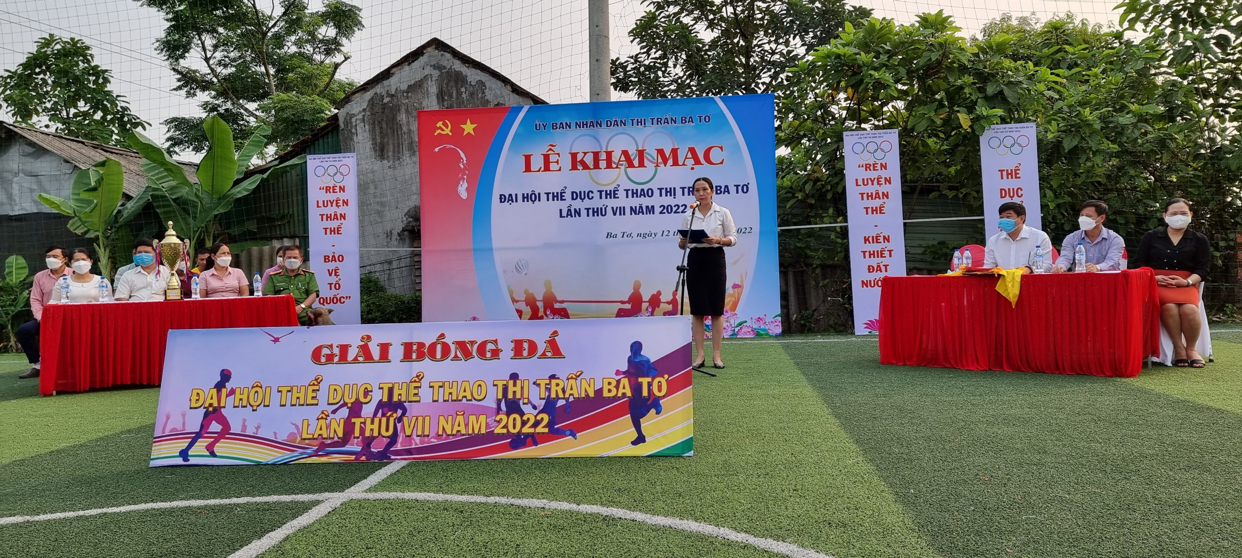 Thị trấn Ba Tơ: Khai mạc Đại hội thể dục thể thao lần thứ VII - năm 2022