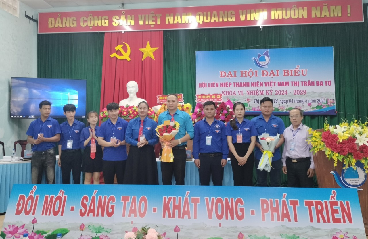 Đại hội đại biểu Hội LHTN Việt Nam thị trấn Ba Tơ lần thứ VI, nhiệm kỳ 2024 – 2029.