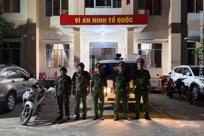 Công an Thị trấn Ba Tơ tăng cường công tác tuần tra, kiểm soát, đảm bảo an ninh trật tự địa bàn